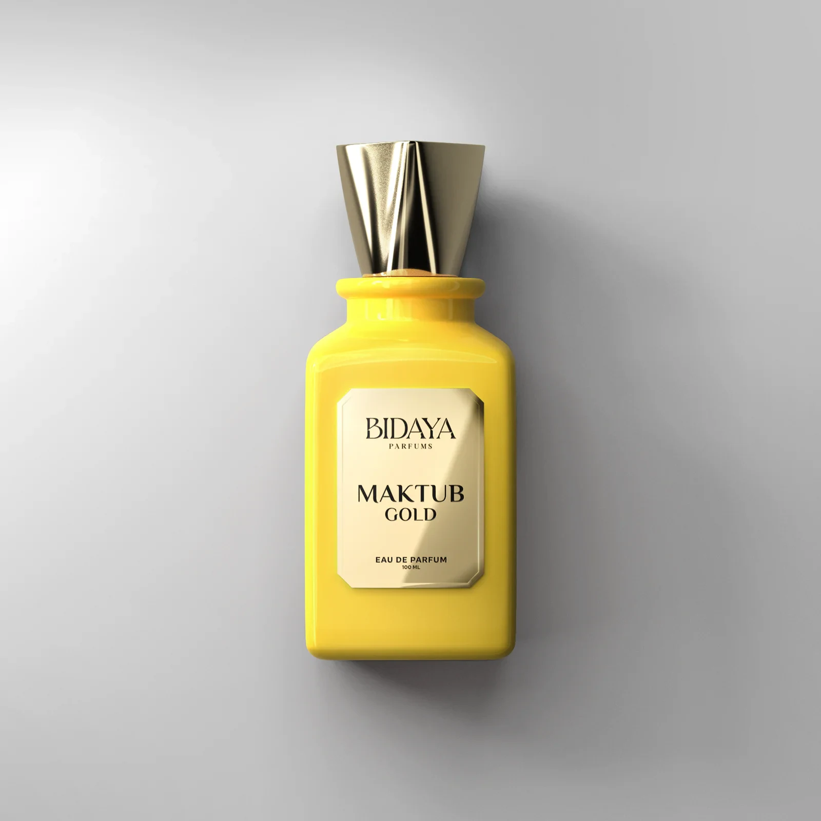 Frasco de Maktub Gold da Bidaya
