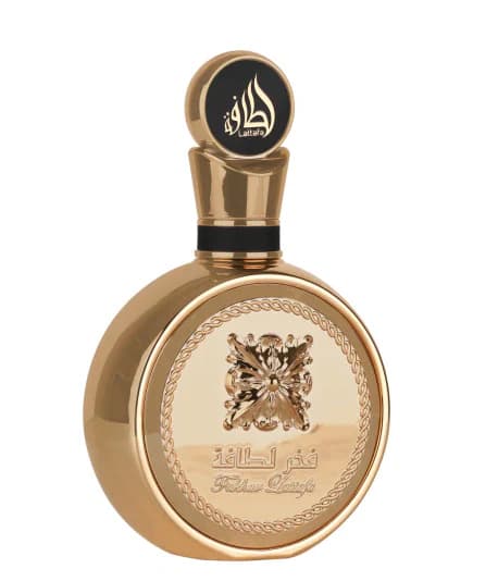 Frasco de Fakhar Gold da Lattafa