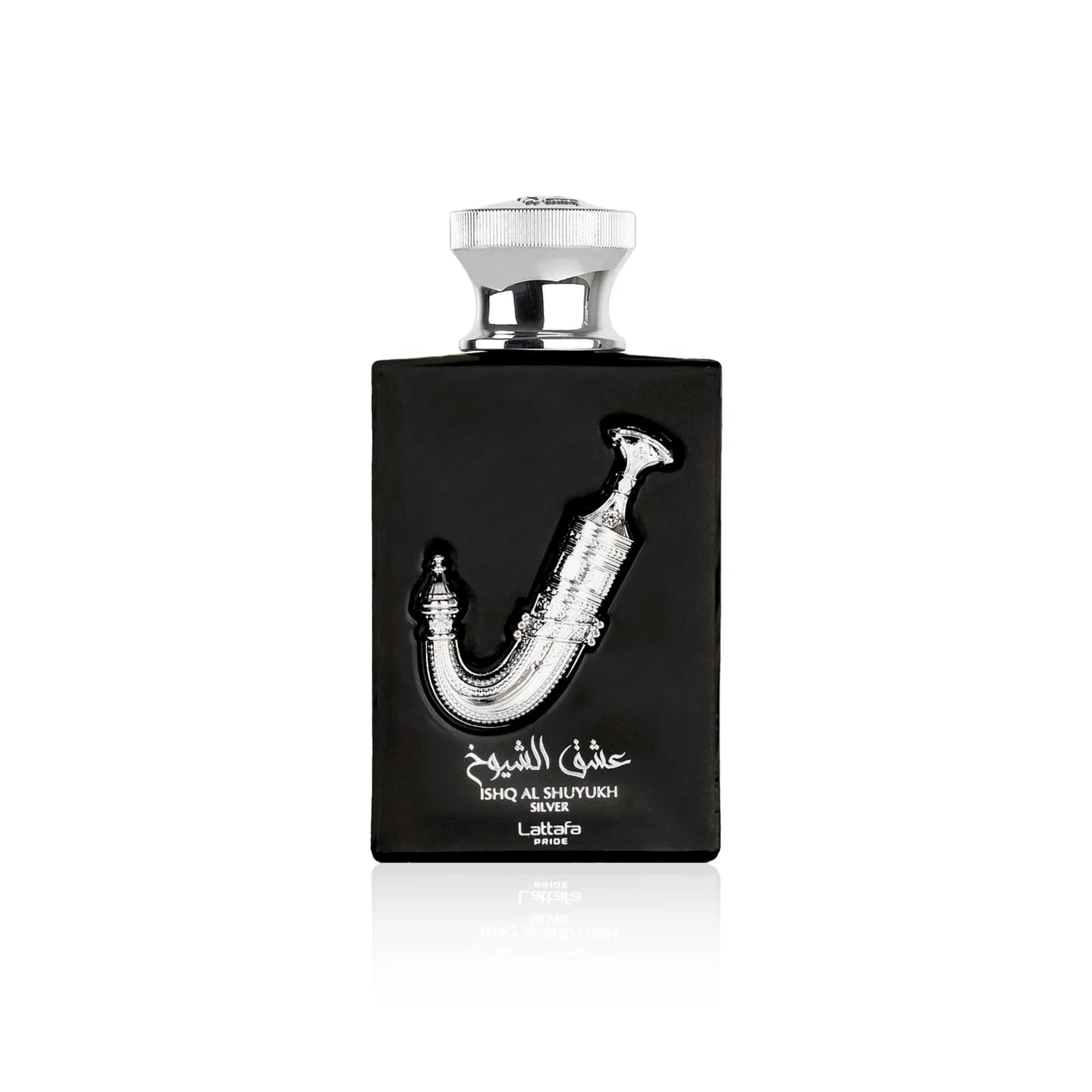 Frasco de Ishq Al Shuyukh Silver da Lattafa