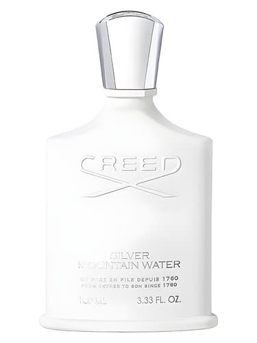 Silver Mountain Water da Creed em fundo limpo