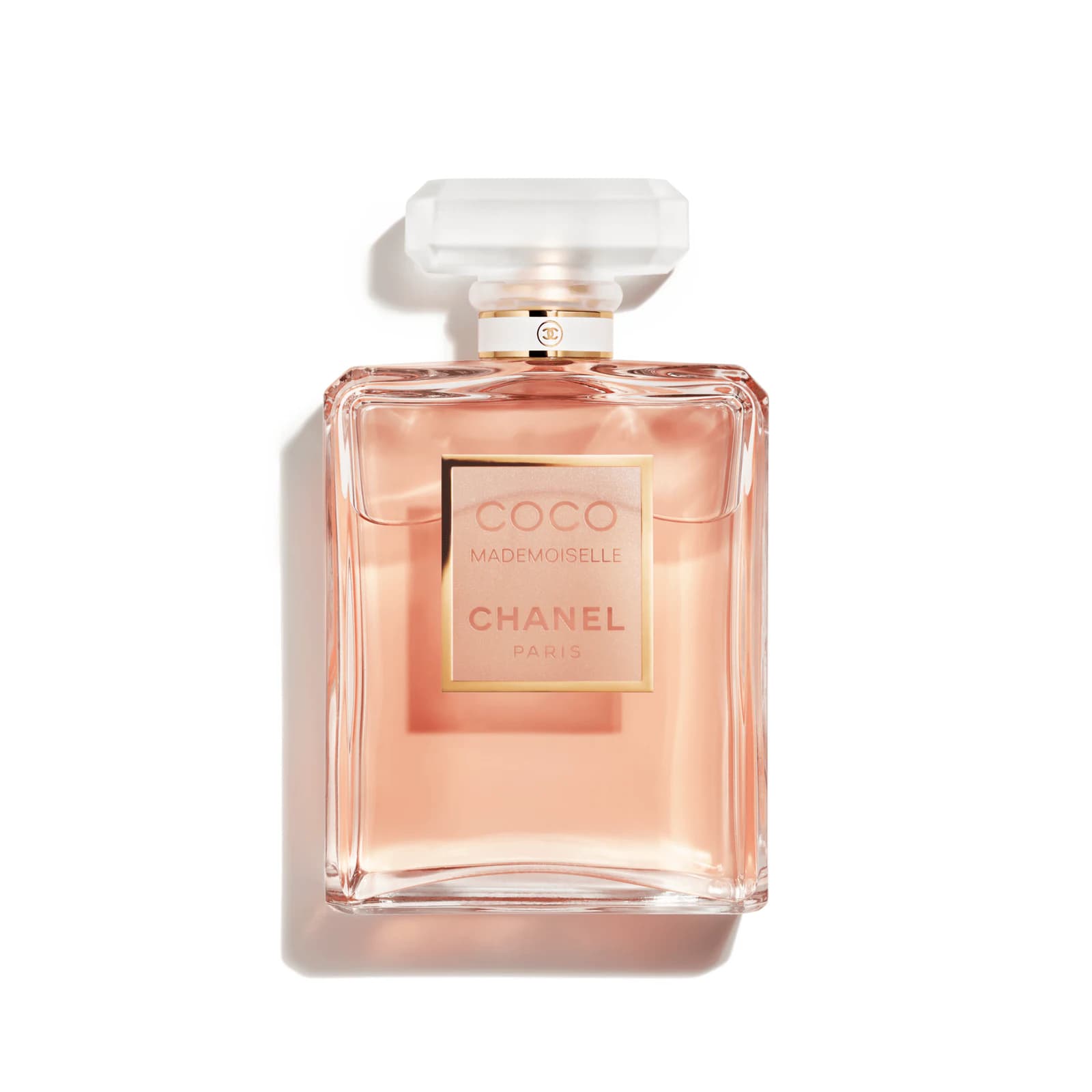 Coco Mademoiselle da Chanel em fundo limpo