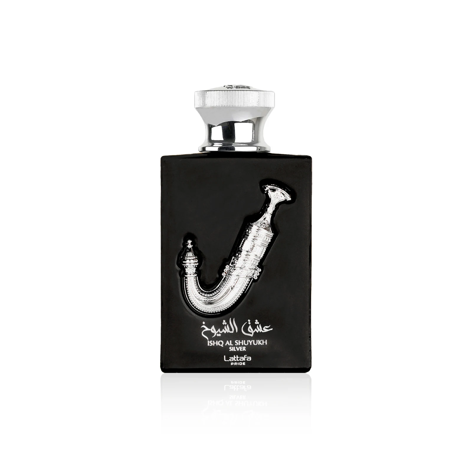 Frasco de Ishq Al Shuyukh Silver da Lattafa