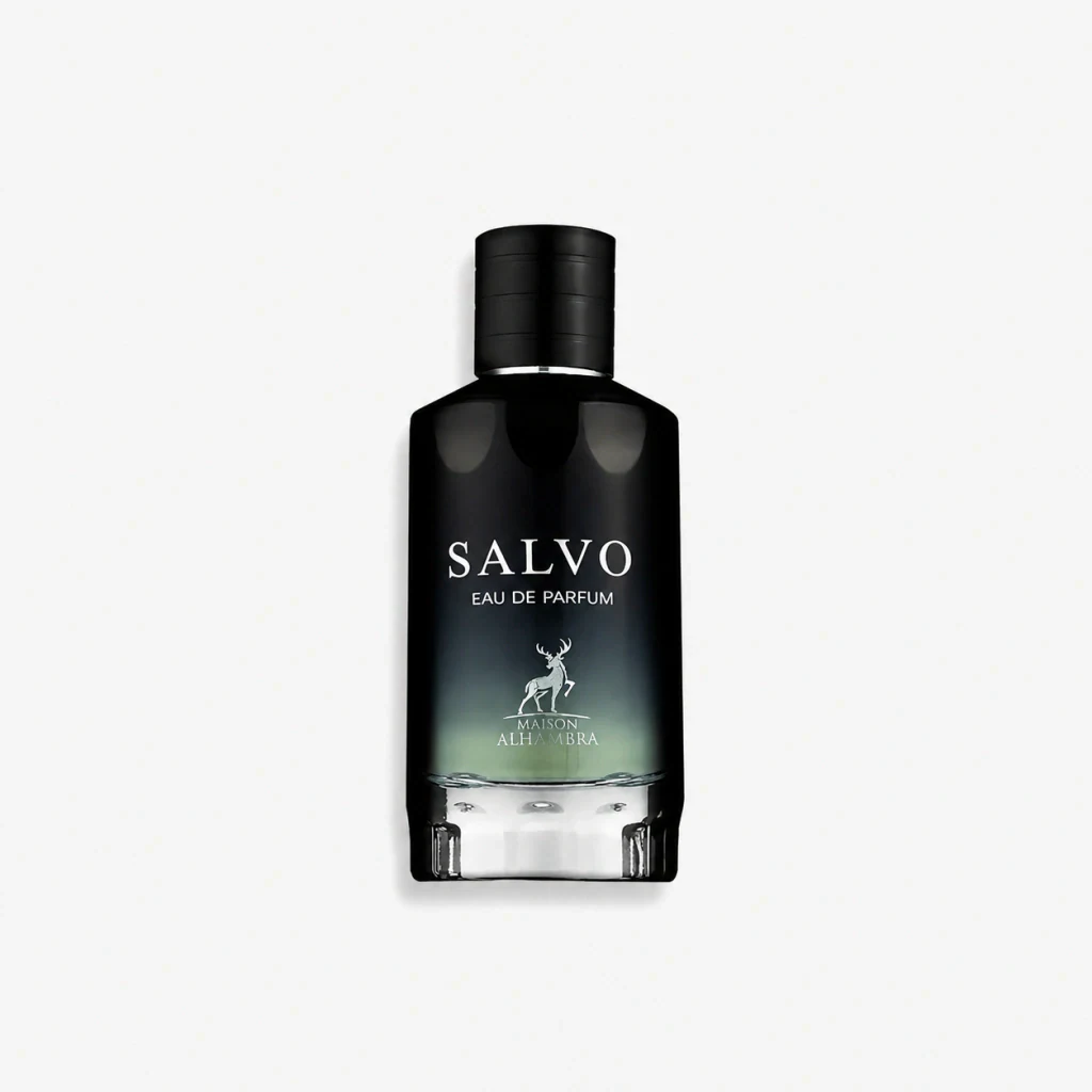 Frasco de Salvo Eau de Parfum da Maison Alhambra
