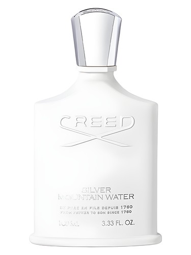 Silver Mountain Water da Creed em fundo limpo
