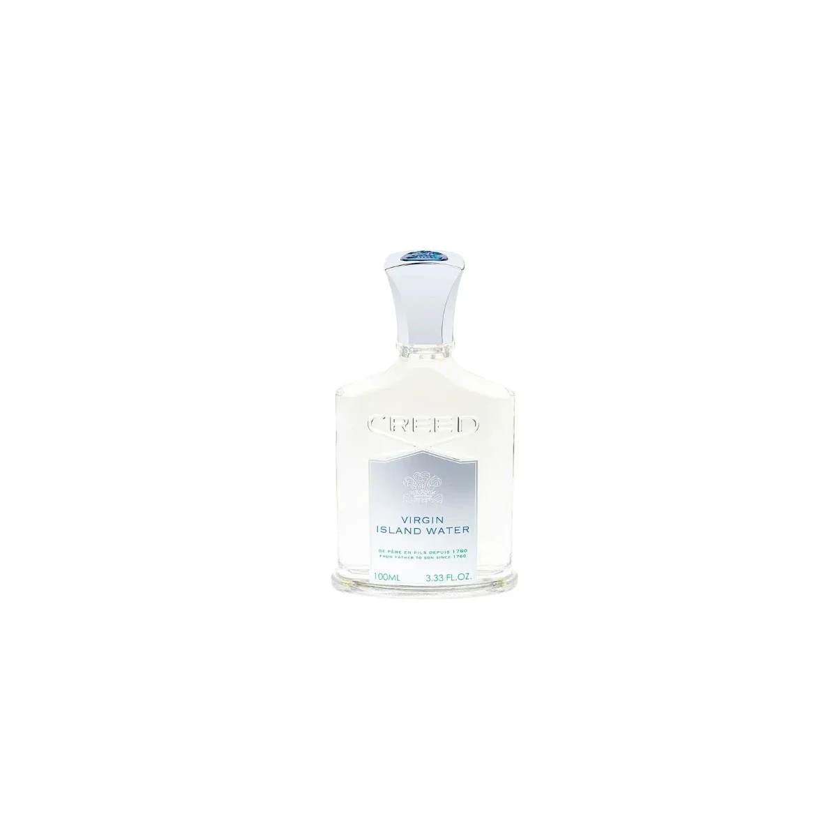 Virgin Island Water da Creed em fundo limpo